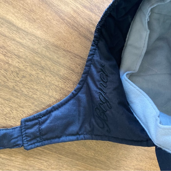 BOGNER Black 100% Nylon Trapper Cap Chin Strap Outdoor Hat Size M/M - Picture 6 of 11